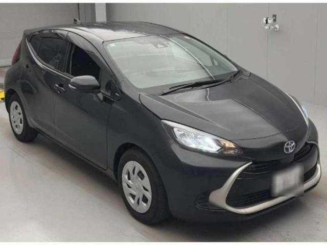 Ref:AUX-23040019 TOYOTA AQUA 2022 1 2022 Toyota Aqua black gasoline used car Japan export