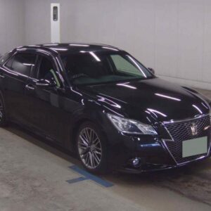 2013 Toyota Crown black gasoline used car Japan export