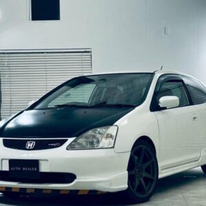 2003 Honda Civic white gasoline used car Japan export