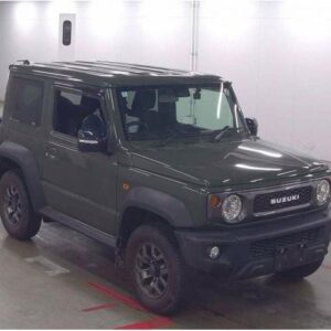 2020 Suzuki Jimny Sierra green gasoline used car Japan export