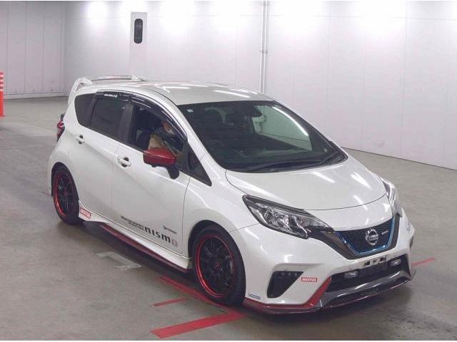Ref:AUX-23047815 NISSAN NOTE 2018 1 2018 Nissan Note pearl gasoline used car Japan export