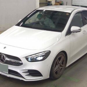 2022 Mercedes Benz B-Class white gasoline used car Japan export