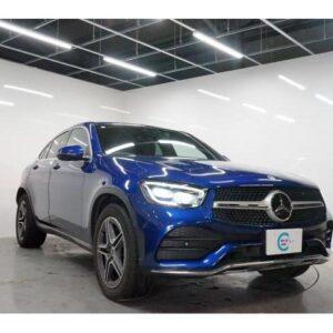 2021 Mercedes Benz Glc-Class blue diesel used car Japan export