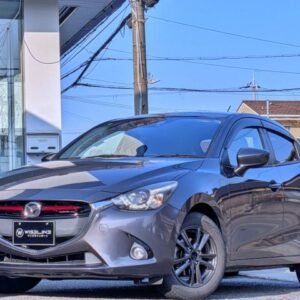 2015 Mazda Demio gray diesel used car Japan export