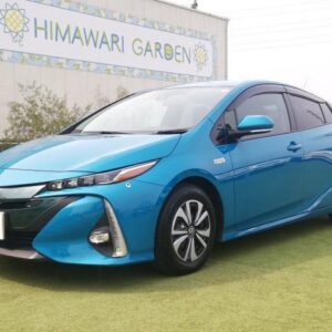 2017 Toyota Prius Phv blue hybrid used car Japan export