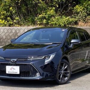 2020 Toyota Corolla Touring black gasoline used car Japan export
