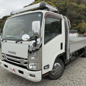 2015 Isuzu Elf Truck white diesel used car Japan export