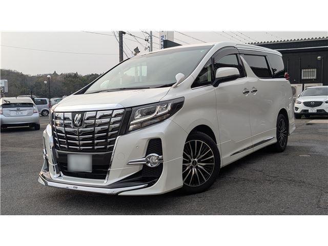 Ref:AUX-23054978 TOYOTA ALPHARD 2016 1 2016 Toyota Alphard pearl gasoline used car Japan export
