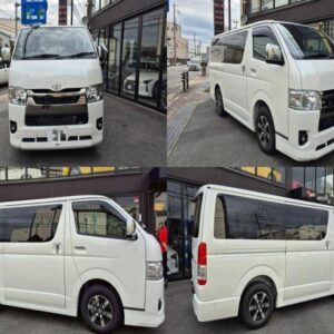 2025 Toyota Hiace Van pearl diesel used car Japan export