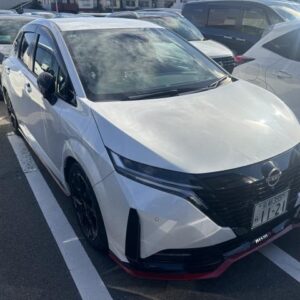 2022 Nissan Aura pearl hybrid used car Japan export