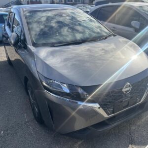 2021 Nissan Note gray hybrid used car Japan export