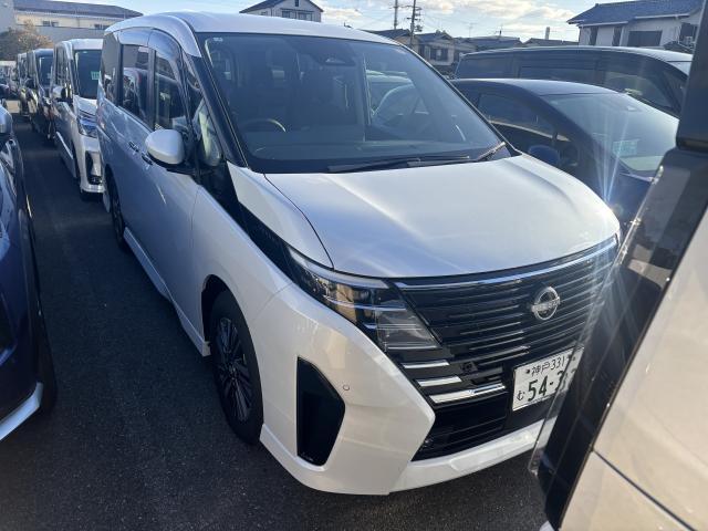 Ref:AUX-23055467 NISSAN SERENA 2025 1 2025 Nissan Serena pearl gasoline used car Japan export