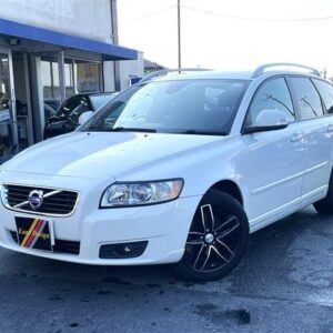 2012 Volvo V50 white gasoline used car Japan export