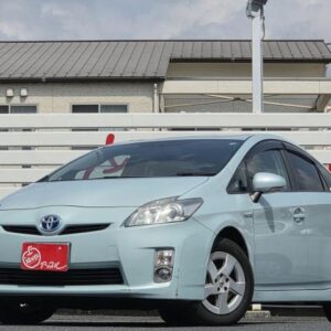 2009 Toyota Prius blue gasoline used car Japan export