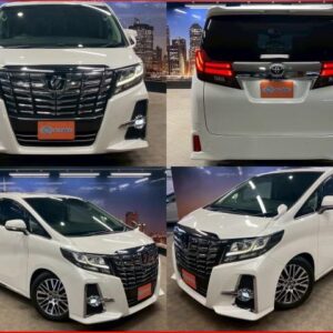 2015 Toyota Alphard white gasoline used car Japan export