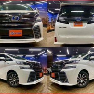 2015 Toyota Vellfire Hybrid pearl gasoline used car Japan export