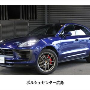 2023 Porsche Macan blue gasoline used car Japan export
