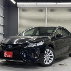 2019 Toyota Camry black gasoline used car Japan export