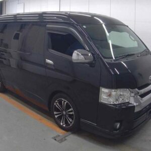 2016 Toyota Hiace Wagon black gasoline used car Japan export