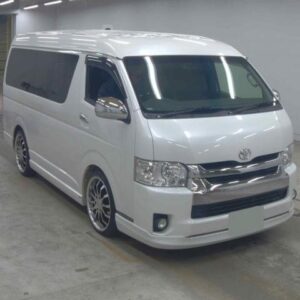 2014 Toyota Hiace Wagon pearl gasoline used car Japan export