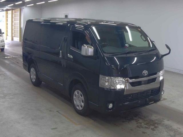 Ref:AUX-23060155 TOYOTA HIACE VAN 2021 1 2021 Toyota Hiace Van black diesel used car Japan export