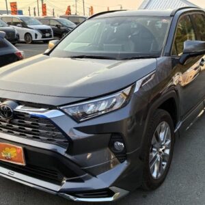 2021 Toyota Rav4 gray gasoline used car Japan export
