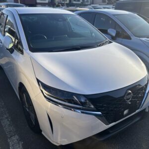 2021 Nissan Note pearl hybrid used car Japan export