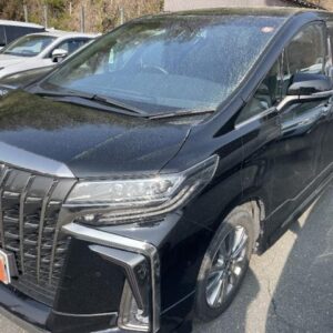 2022 Toyota Alphard black gasoline used car Japan export