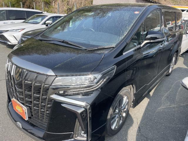 Ref:AUX-23060178 TOYOTA ALPHARD 2022 1 2022 Toyota Alphard black gasoline used car Japan export