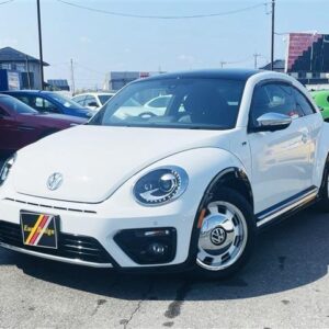 2018 Volkswagen The Beetle white gasoline used car Japan export