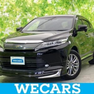2019 Toyota Harrier black gasoline used car Japan export