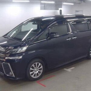 2015 Toyota Vellfire black gasoline used car Japan export