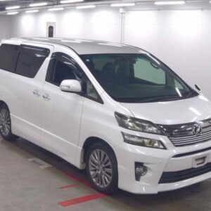 2015 Toyota Vellfire pearl gasoline used car Japan export