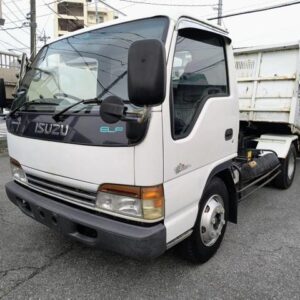 2002 Isuzu Elf Truck white diesel used car Japan export