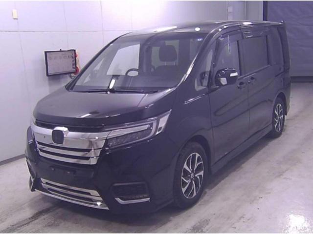 Ref:AUX-23072485 HONDA STEPWAGON SPADA 2022 1 2022 Honda Stepwagon Spada black gasoline used car Japan export