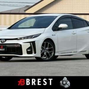 2018 Toyota Prius Phv white hybrid used car Japan export
