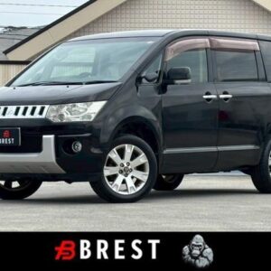 2012 Mitsubishi Delica D:5 black gasoline used car Japan export