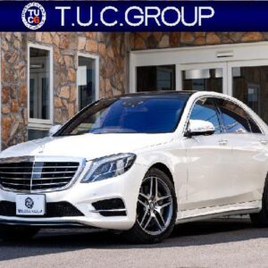 2015 Mercedes Benz S-Class white gasoline used car Japan export