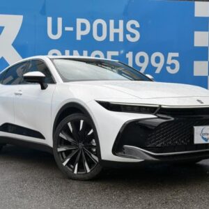 2023 Toyota Crown Crossover white gasoline used car Japan export