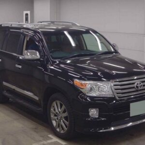 2015 Toyota Land Cruiser black gasoline used car Japan export