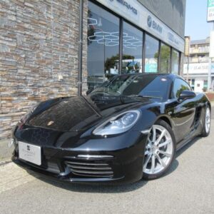 2018 Porsche 718 Cayman black gasoline used car Japan export