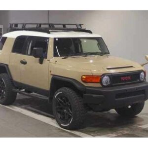 2017 Toyota Fj Cruiser yellow gasoline used car Japan export