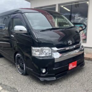 2019 Toyota Hiace Wagon black gasoline used car Japan export