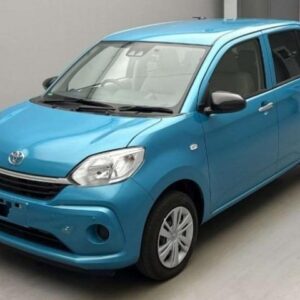 2023 Toyota Passo blue gasoline used car Japan export