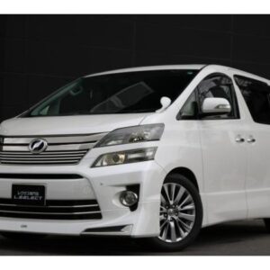 2014 Toyota Vellfire pearl gasoline used car Japan export