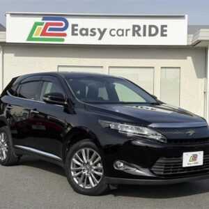 2016 Toyota Harrier black gasoline used car Japan export