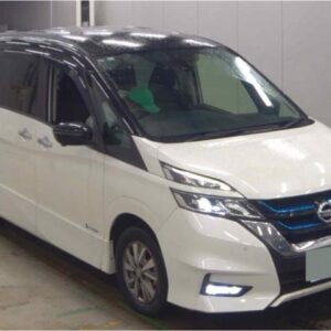 2018 Nissan Serena pearl gasoline used car Japan export