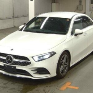 2020 Mercedes Benz A-Class Sedan white gasoline used car Japan export