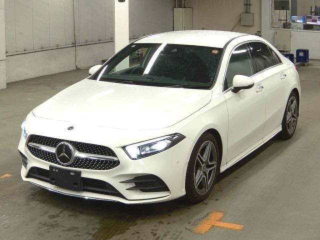 Ref:AUX-23087839 MERCEDES BENZ A-CLASS SEDAN 2020 1 2020 Mercedes Benz A-Class Sedan white gasoline used car Japan export