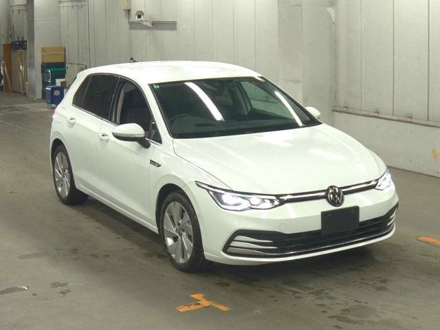 Ref:AUX-23087846 VOLKSWAGEN GOLF 2021 1 2021 Volkswagen Golf white gasoline used car Japan export
